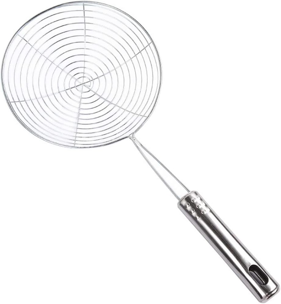 Ishua 1 PC Colador Cuchara Cocina Acero inoxidable Araña Colador