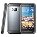 HTC One M9 Case, SUPCASE Water Resistant Full-body Rugged Case with Built-in Screen Protector for HTC One M9 (2015 Release), 3 Interchangeable Covers, Retail Packaging (Space Gray/Silver/Gold)