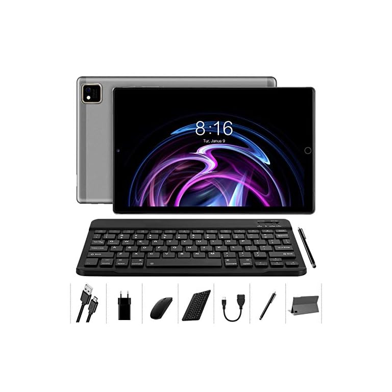 Tablet Mit Tastatur Und Maus