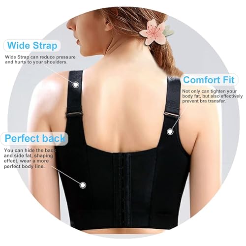 Runilut Women's Push-Up Bra - Full-Coverage Underwire, Hide Back Fat, Deep Cup, Smoothing T-Shirt, Sculpting Uplift Black 44C in Kenya | Whizz Everyday Bras Runilut Women's Push-Up Bra - Full-Coverage Underwire, Hide Back Fat, Deep Cup, Smoothing T-Shirt, Sculpting Uplift Black 44C in Kenya | Whizz Everyday Bras