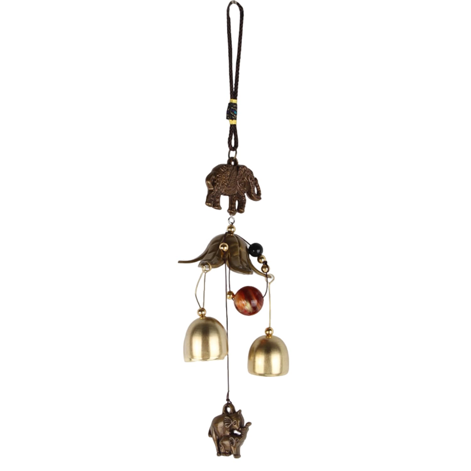 Tissting Wind Chimes, Vintage Metal Wind Chime Bells, Chinese Feng Shui Lucky Bell Hanging Ornament for Lucky Home Garden Patio Yard Hanging Decor Gift