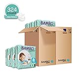 Bambo Nature Bambo Nature Baby Diapers Classic, Size 5 (26-49 Lbs), 324 Count, Off-White, Size 5; 324 Count, 324 Count