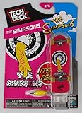 1 2014 TECH DECK 96mm FINGERBOARD - SANTA CRUZ BOARD (Simpsons 2/6) - New
