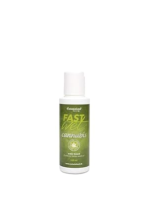 Extasialand Fastwet Cannabis Gleitgel 100 ml Gleitmittel auf Wasserbasis mit Sativa Hanfsamen Öl water based lube