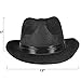 Funny Party Hats Black Fedora Gangster Hat Costume Accessory