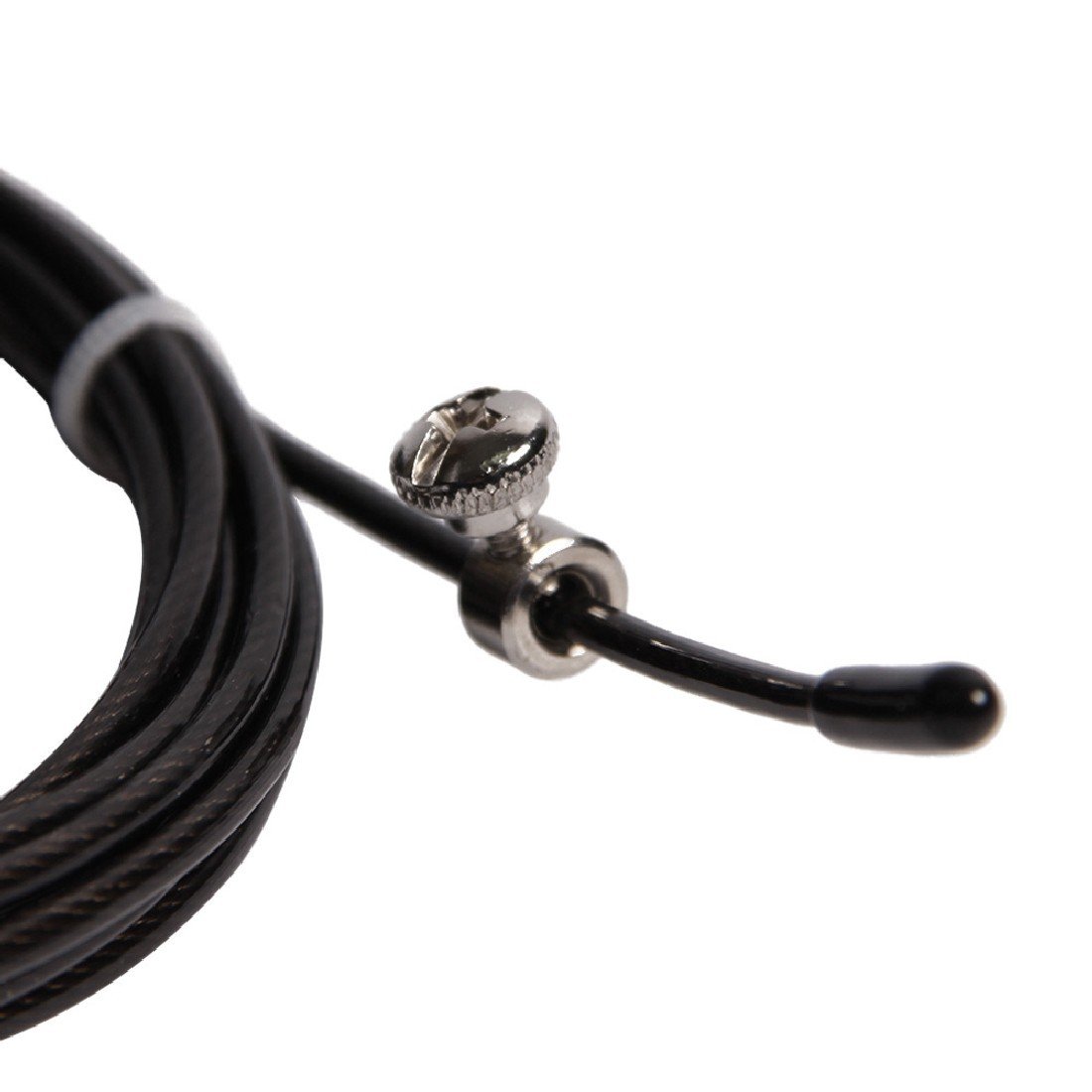 Cuerda saltar acero,Cuerda para saltar ajustable Unisex - Rodamientos Combas Para CrossFit,artes marciales mixtas, boxeo y fitness-Negro