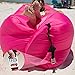 Mad Grit Best Inflatable Sofa Best Air Lounger - Pool Float Lounge Chair - Lazy Hangout Bag - Water Proof Air Hammock - Includes: 2 LED Camping Lights, 3 Pockets & Bottle Opener.