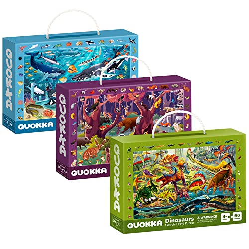 60 Pieces Floor Puzzles for Kids Ages 48 3 Big Toddler Jigsaw