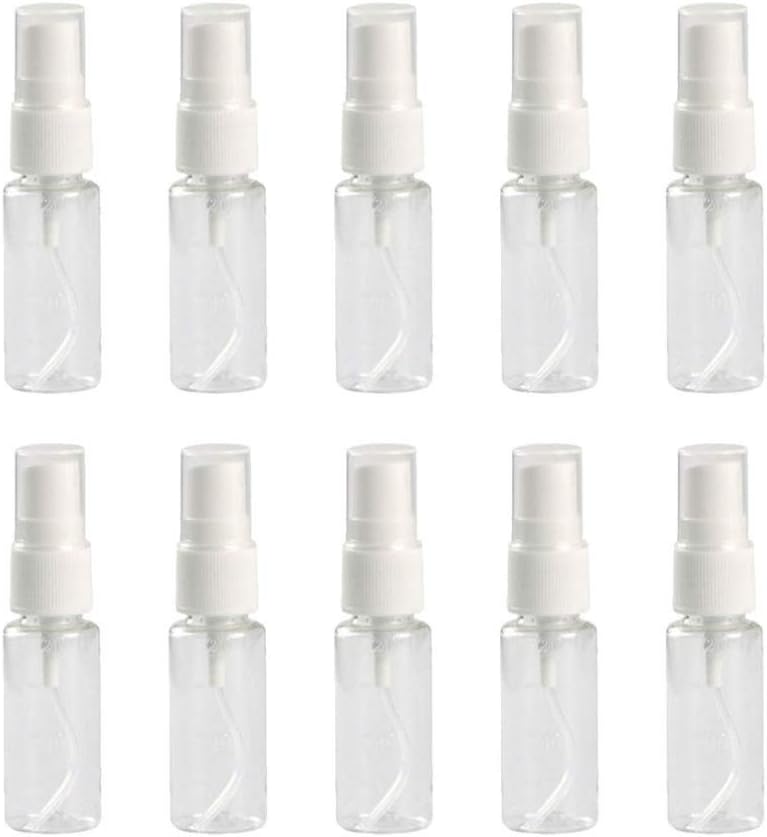 BESPORTBLE 20Pcs 20Ml Portable Refillable Spray Bottles Mini Travel Mist Containers for Toiletries Skincare Hair Care