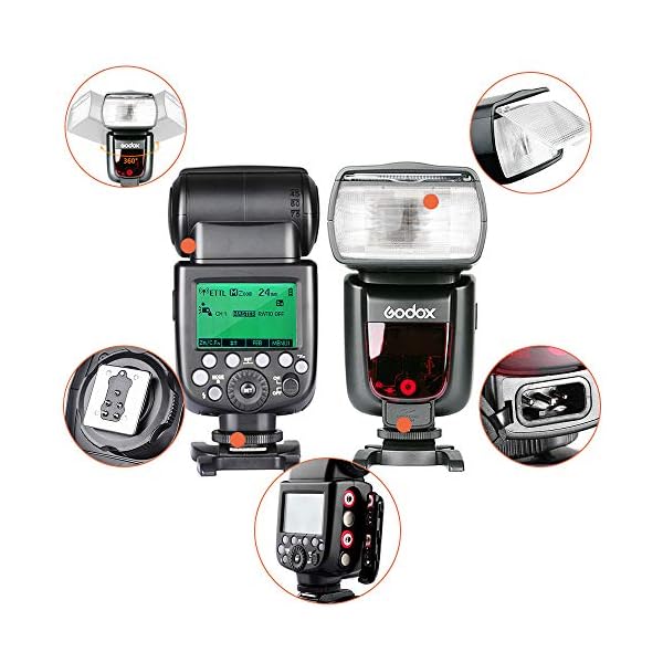 GODOX TT685-S TTL Speedlite Blitz mit X2T-S Trigger HSS 1/8000s GN60 TTL Blitzlicht Kamera Speedlite für Sony Kamera – Bild 5