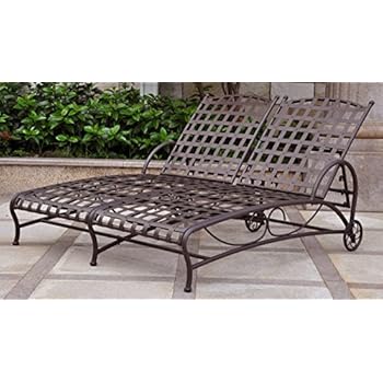 Double Chaise Lounge Outdoor Metal | Home Decoration