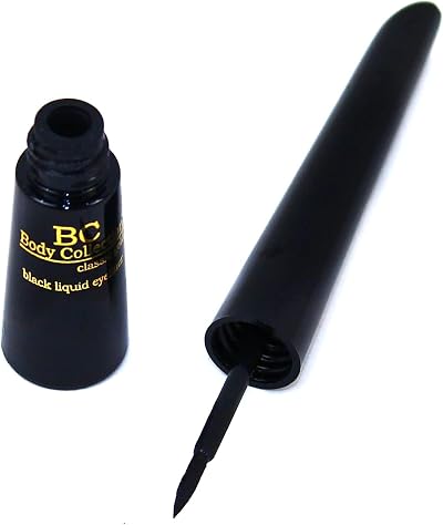 Body Collection Liquid Eyeliner - Black Thin Intense Line All Day Wear 8g