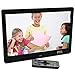 10.1 Inch Hi-Res TFT LED Digital Photo Frame & HD Video(1080P/720p)&Music Playback with Remote Control&Calendar/Clock Support 32GB SD Card -Black