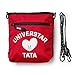 BT21 Official BTS Merchandise by Line Friends - TATA Shoulder Messenger Bag Sacoche Purse, Red
