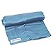 Cloudz Cozy Compact Airplane Travel Blanket for Your Flight, Car, Camping, Home or Comforting Warmth Anywhere! - Light Blue