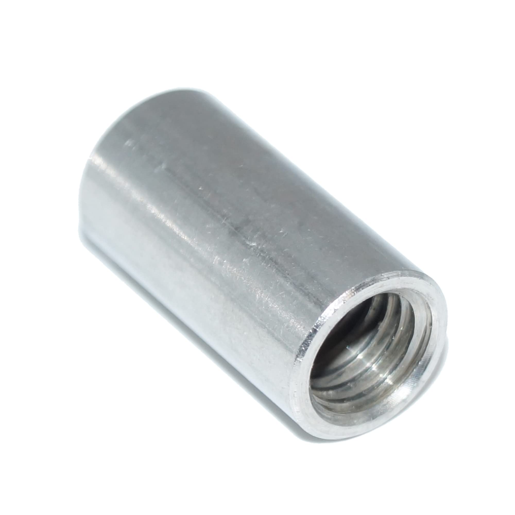 Round Sleeve M8X30 Stainless Steel A2 Threaded Sleeve with Internal Thread V2A Rustproof Outer Diameter 11 mm Pack of 10