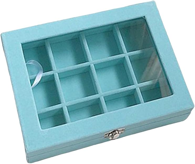 IPOTCH Wooden Frame Stackable Jewelry Box Necklace Showcase Ring