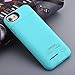 Battery Case for iPhone Plus, Feekea 4200mAh Portable Charging Case for iPhone 6Plus/6sPlus Extended iPhone Charging Case for 7Plus/8Plus Slim Charger Battery Case Rechargeable Power Cover (Cyan-blue)