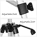 Anself Adjustable Wig Head Tripod Stand Portable 55