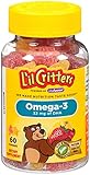 L'il Critters Omega-3 Vitamin Gummy Fish, 60 Count (Pack of 3)