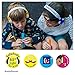 ONANOFF BuddyPhones Explore Foldable, Volume-Limiting Kids Headphones, Built-in Microphone, BuddyCable for Sharing, Perfect for iPad, iPhone, Fire, and Android, Blue