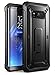 SUPCASE Samsung Galaxy S8+ Plus Case, Full-Body Rugged Holster Case with Tempered Glass Screen Protector for Galaxy S8+ (2017 Release), Unicorn Beetle Shield Series - Retail Package (Black/Black)