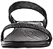 FitFlop Women's Banda Micro Crystal Slide, Black, 7 M US