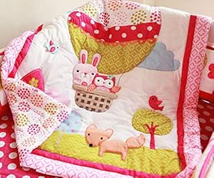 hot air balloon crib set