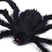 yosager 4Pcs Realistic Giant Spiders Outdoor Halloween Decorations, Huge Hairy Scary Halloween Spider Prop, Black Spooky Spider for Indoor House Outdoor Window Yard Patio Decor (24