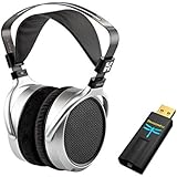 HifiMan Electronics HE-400S Planar Magnetic Over-Ear Headphones with Audioquest DragonFly Black USB DAC