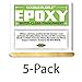 Hardman Double Bubble Green-Label Crystal Clear (Clear as Water) Epoxy 5 Packs (#04004)