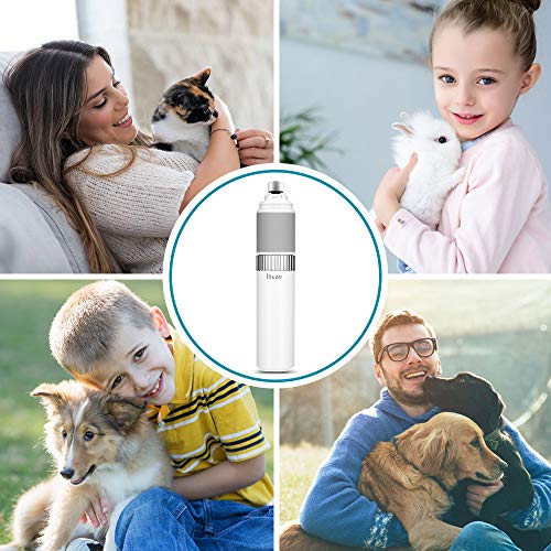 Pet Dog Nail Grinder - New Version Stepless Speed Adjustment and Lower Noise,Powerful Dog Nail Clipper Trimmer for Small Medium Large Dogs Cats,Painless Paws Grooming, Trimming, Shaping, Smoothing