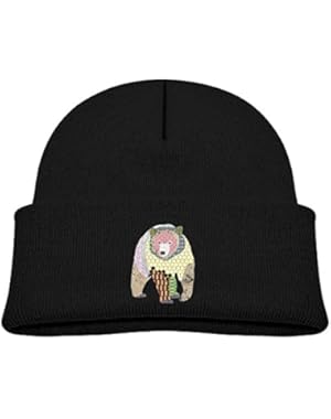 Kids Pattern Of Polar Bears Unisex Cotton Beanie Hat For Cute Baby Boy/Girl Soft Toddler Infant Cap Pink