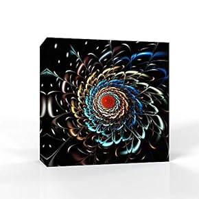 Canvas Wall Art Flowery Flowers Pictures Home Wall Decorations for Bedroom Living Room Paintings Canvas Prints Framed - 12x12 inches