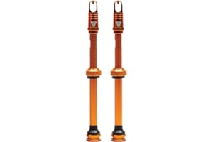 TLC 80mm Tubeless Valve Stem - Orange