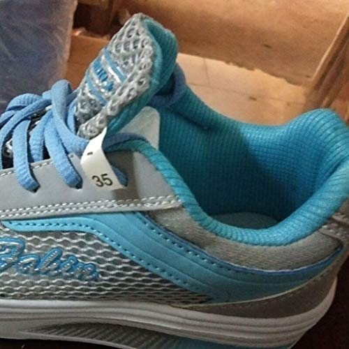 Women Platform Tennis Shoes - Ladies Breathable Workout Trail Running Lightweight Sneakers - Casual Comfortable Hiking Shoes - Thumbnail 6