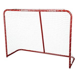 Franklin Sports Youth Street Hockey Net – Indoor + Outdoor Steel Hockey Goal for Kids Roller + Street Hockey – Portable…