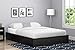 Ameriwood Home Queen Platform Bed Frame, Black Oak