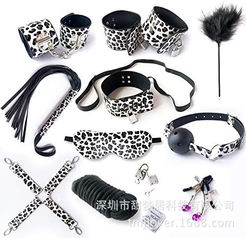 VI AI Leather Collection Bed Strap Ankle Wrist Straps Set Kit for Women Purple