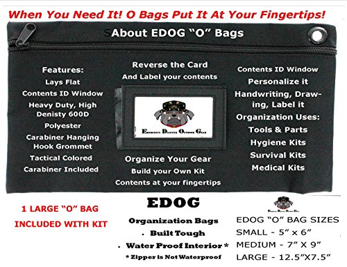 EDOG Emergency Disaster Kit Builder Module Compact Womens Hygiene & Sanitation Toiletry Kit | Go Girl Female Urination Device | Shaving Kit | Travel Kit Bag |Toiletry Supplies
