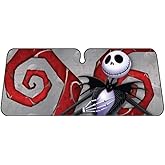 Plasticolor 003677R01 Accordion-Style 'Nightmare Before Christmas' Windshield Sunshade