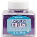 Sulyn Extra Fine Amethyst Purple Glitter Stacker Jar, 2 Ounces, Non-Toxic, Stackable and Reusable Jar, Multiple Slot Openings for Easy Dispensing and Mess Reduction, Purple Glitter, SUL50866 primary