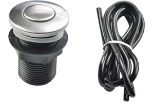 Practical Push Air Button Switches for Bath Spas Tub Disposal Tubing Pneumatic Pressure Knob Kits Home