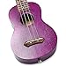 Hola! Music HM-121PP+ Deluxe Mahogany Soprano Ukulele Bundle with Aquila Strings, Padded Gig Bag, Strap and Picks - Purple