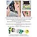 GOgroove AudiOHM HF Earbud Headphones with Mic, Deep Bass, & Comfortable Ear Gels (Green & Gold) in-Ear Earphones Featuring Noise Isolating Design, Durable Alloy Driver Housing, Ergonomic Angled Fit