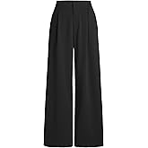 CIDER High Waist Solid Pleated Wide Leg Trousers