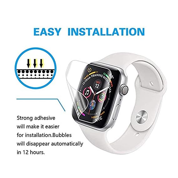 [6 Pack] Apple Watch Screen Protector 38MM PET, hairbowsales HD Screen