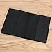 Leather Passport Cover - Passport Holder Case for Men & Women - Black