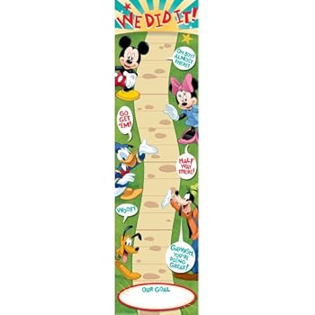 Eureka Mickey Goal Setting Vertical Banner