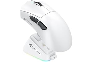 ATTACK SHARK V3 PRO Wireless Esports Gaming Mouse with Magnetic Charging Dock:62g Lightweight-1K Polling-25K DPI-PAW3311 Sens